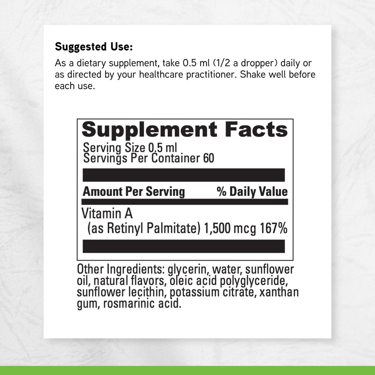 DaVinci Labs Liposomal Vitamin A Liquid - 30 ml - image 6