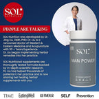 Sol Nutrition Man Power Capsules for Muscle Growth - 60 Count - image 3