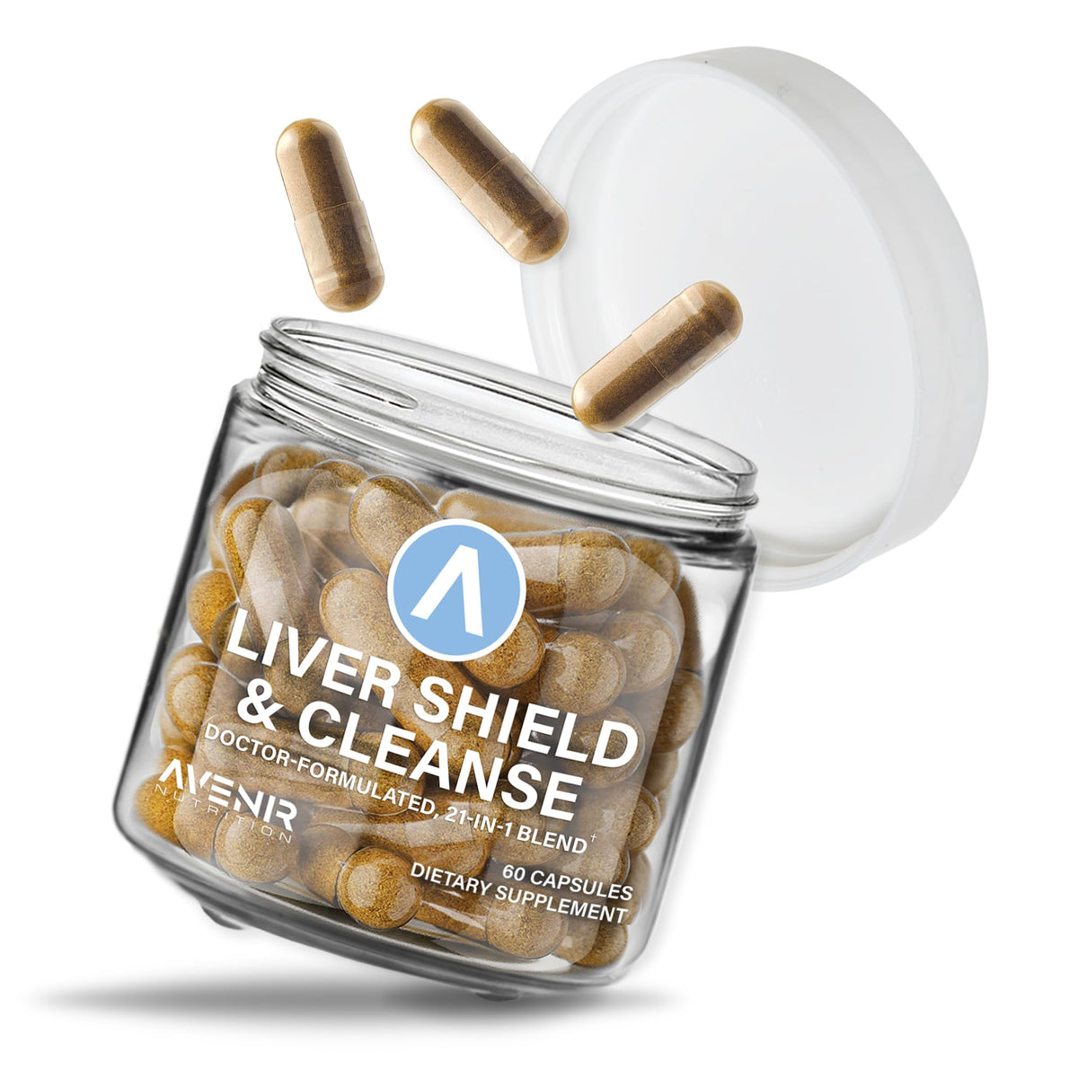 Avenir Nutrition Liver Shield & Cleanse - Powerful Herbal Liver