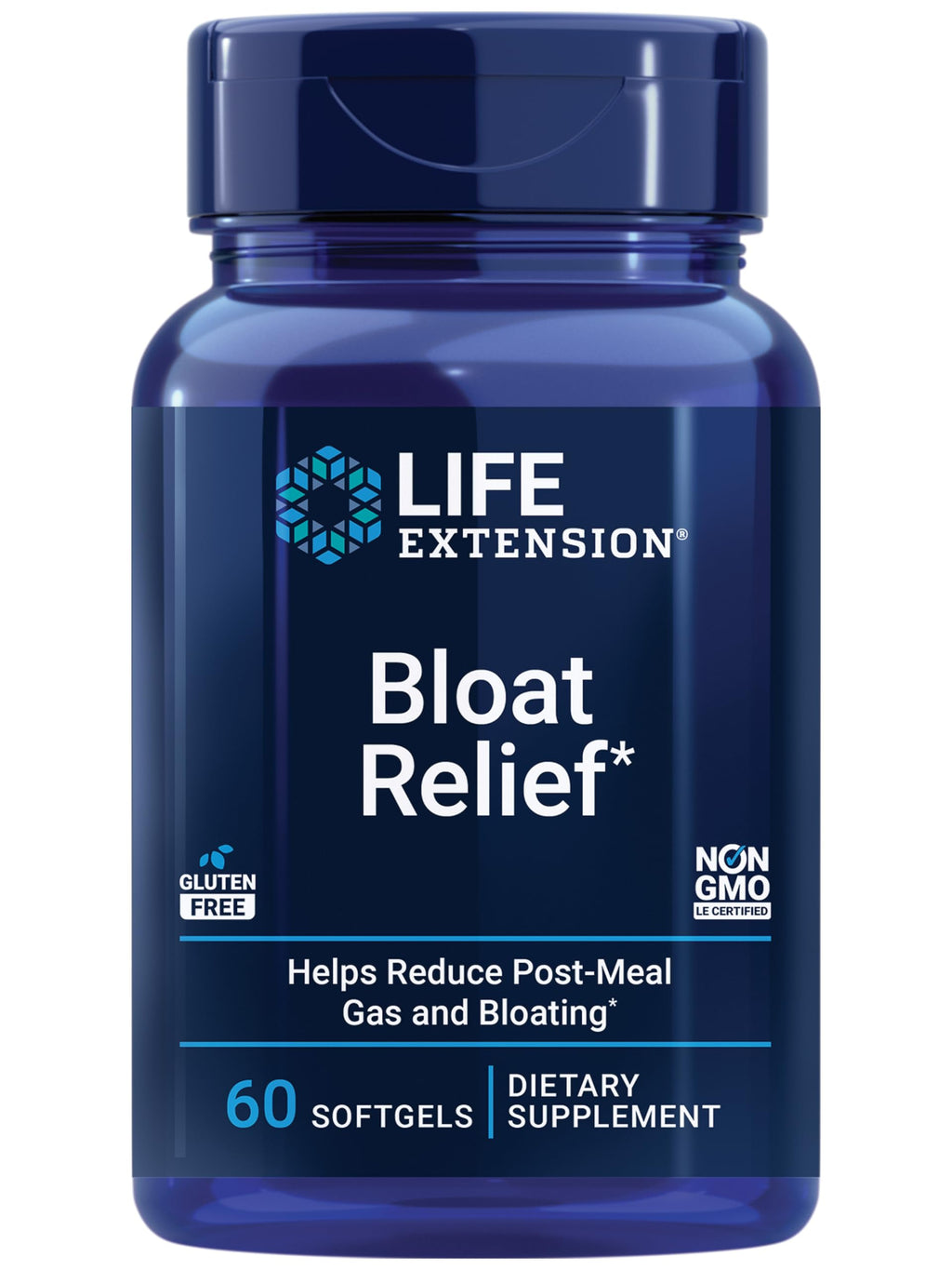 Life Extension Bloat Relief - 60 Softgels