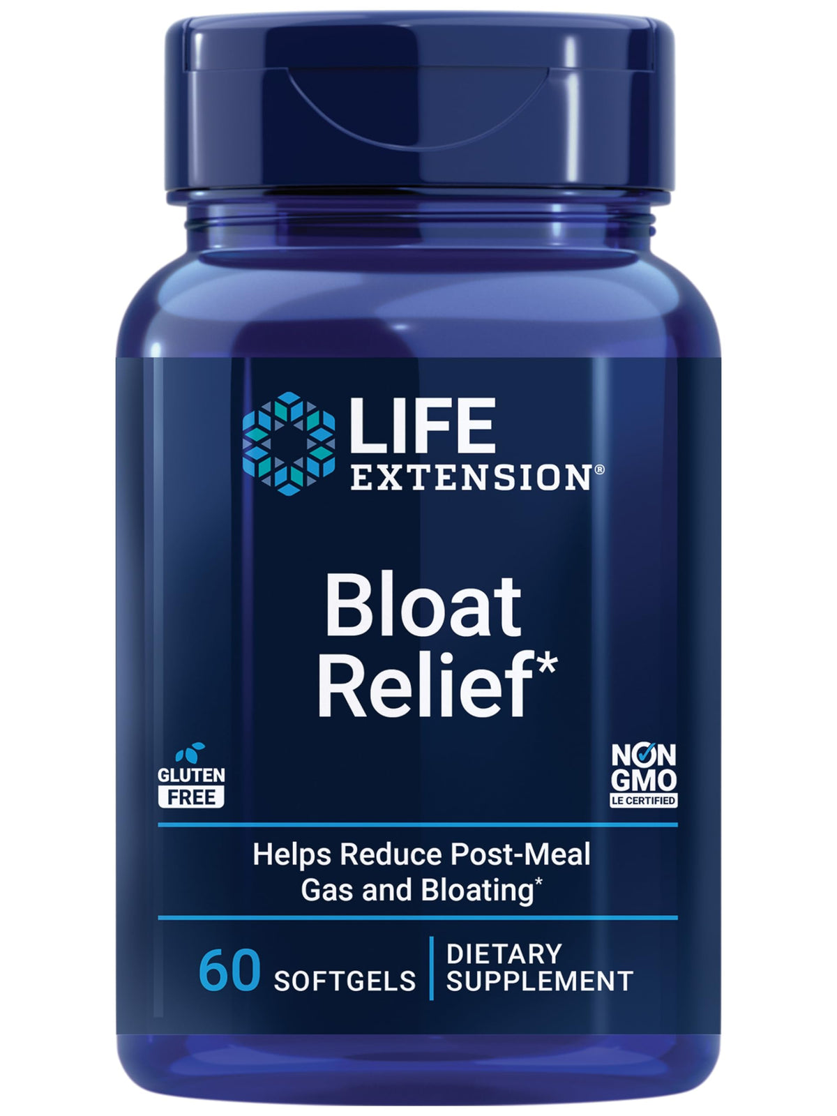 Life Extension Bloat Relief - 60 Softgels