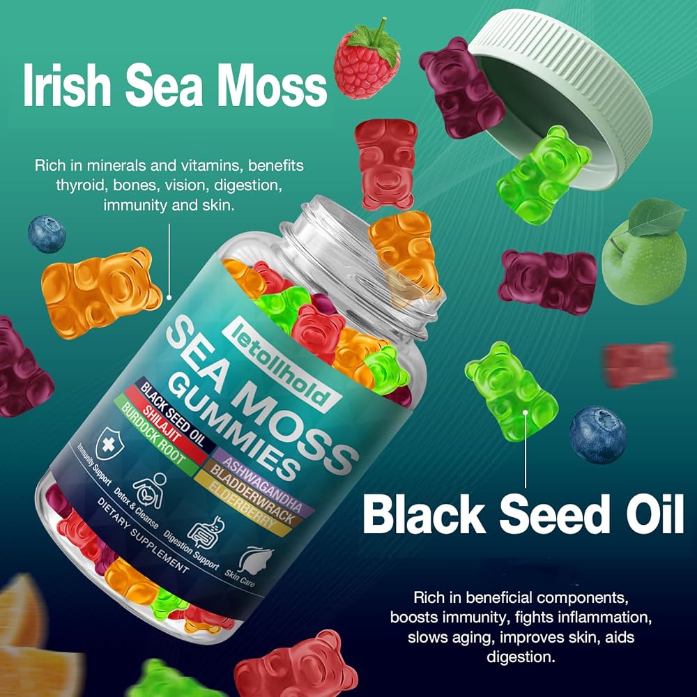 letollhold Sea Moss Gummies - Irish Sea Moss Gummies Advanced