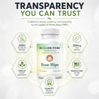 Dr Clark Rose Hips Supplement 500 MG - 100 Capsules - image 5
