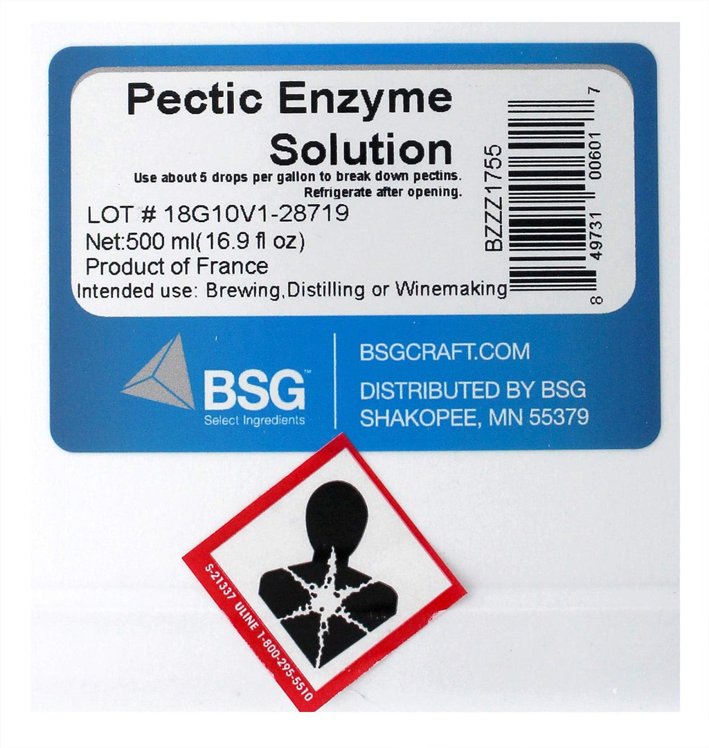 BSG HandCraft Pectic Enzyme Solution - 500 ml - image 2