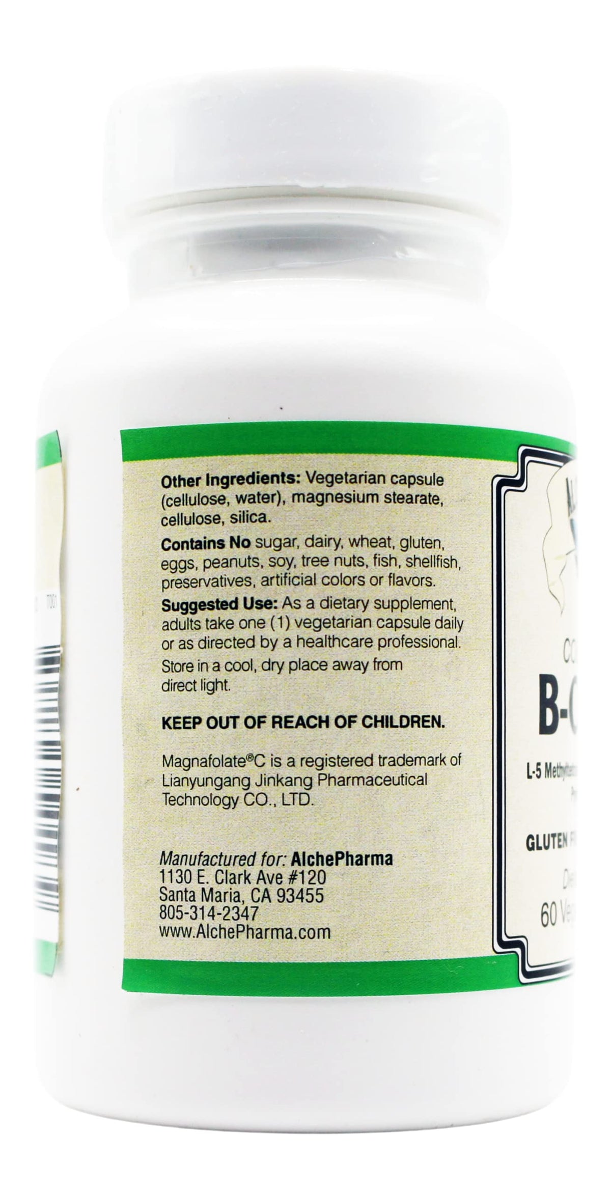 AlchePharma Coenzymated B-Complex High Potency One Daily