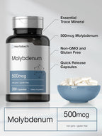 Horbäach Molybdenum 500mcg - 200 Capsules - image 4