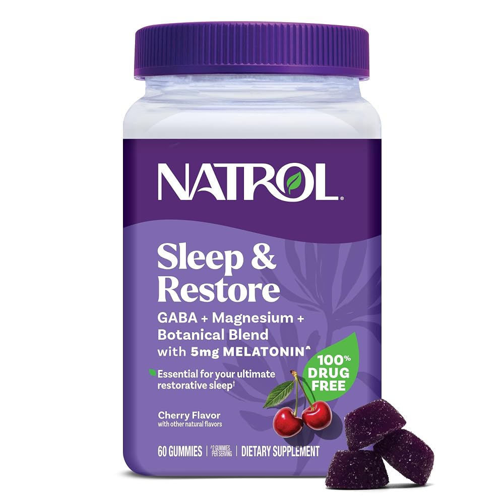 Natrol Sleep & Restore Magnesium Glycinate Gummies - 60 Count