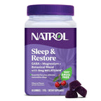 Natrol Sleep & Restore Magnesium Glycinate Gummies - 60 Count