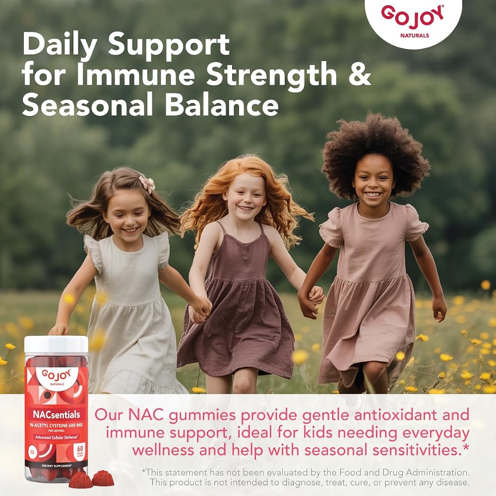 GOJOY NATURALS NACsentials 7-in-1 NAC Gummies 600mg - 60 Count - image 2