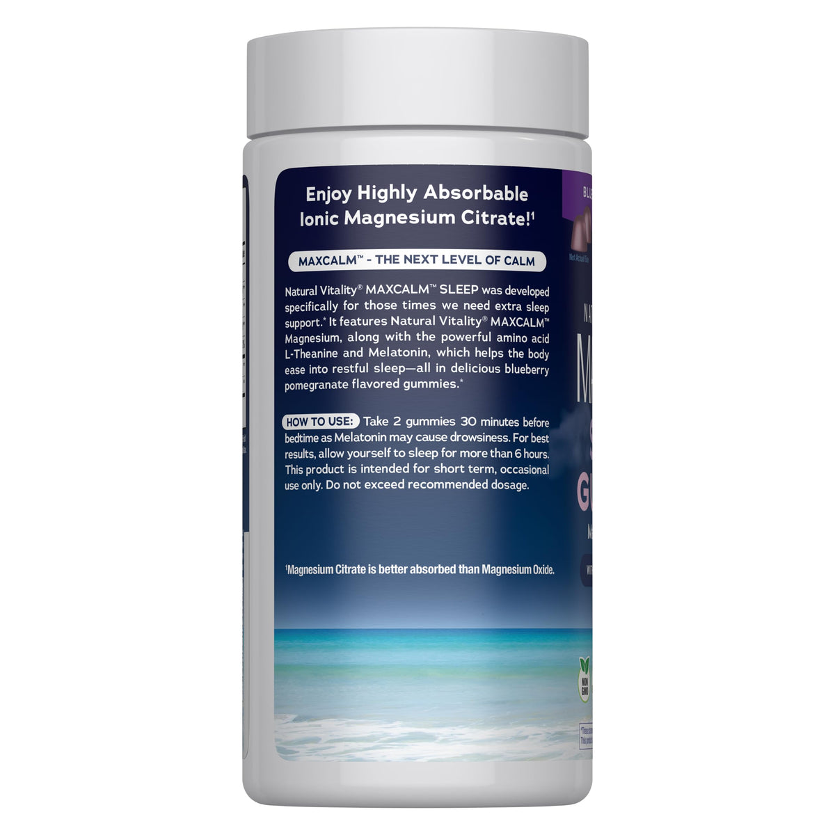 Natural Vitality Sleep Gummies with Magnesium, Melatonin & L-Theanine - image 3