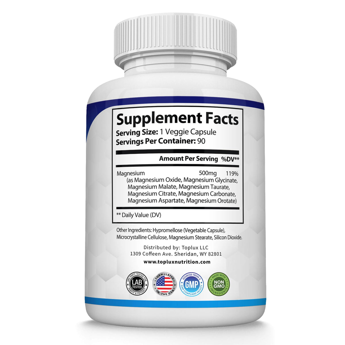 Toplux Magnesium Complex 8 Forms - 90 Capsules - image 9