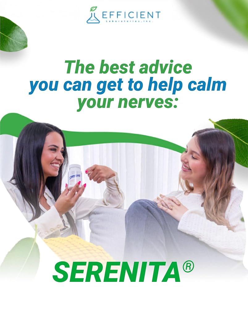 Serenita Stress and Sleeplessness Supplement - 60 Capsules - image 3