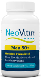 NeoVitin Men's 50+ Multivitamin with Vitamin B, D & Calcium - 60 Count
