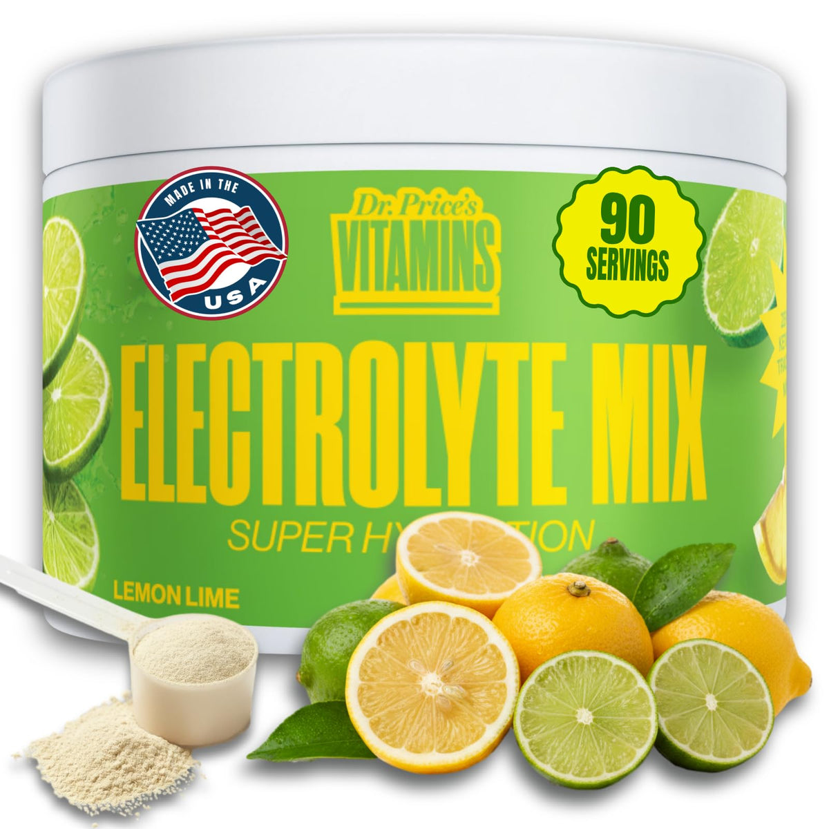 Dr. Price's Vitamins Electrolytes Powder Packets