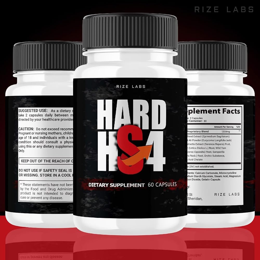 rize labs Hard HS4 Capsules for Men's Health - 120 Capsules - image 5