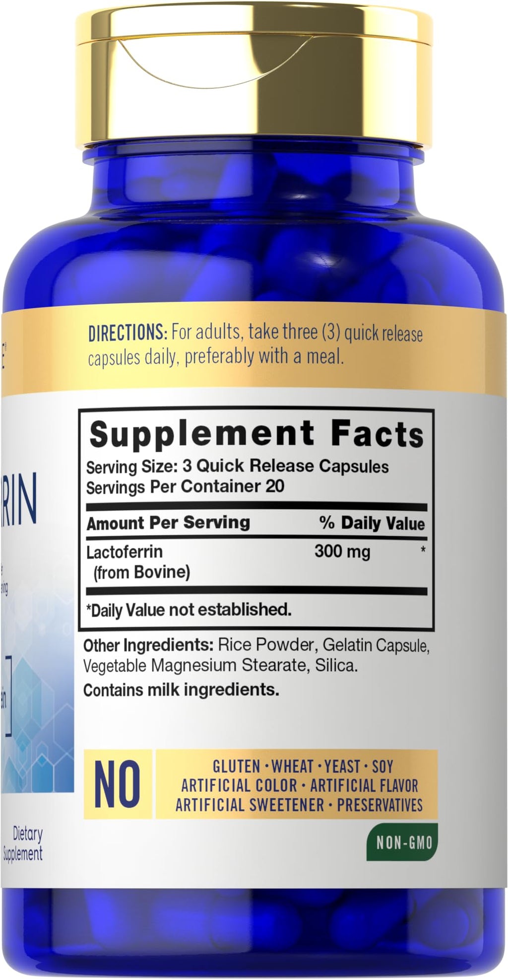 Carlyle Lactoferrin 300mg - 60 Capsules - image 2