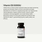Momentous Vitamin D3 5000 IU Supplement - 60 Capsules - image 3