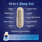 Sleepzyme Sleep Aid Supplement 10-in-1 Formula - 60 Capsules - image 3