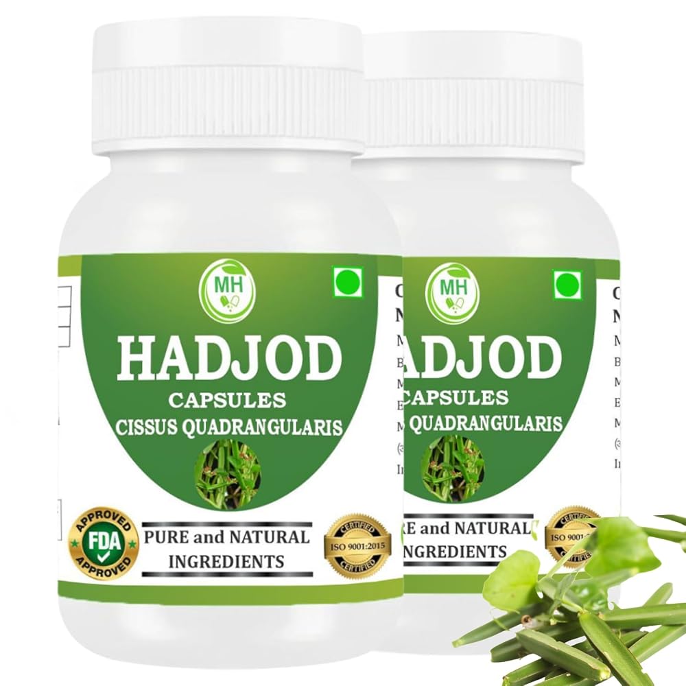 Morsan Healthcare Hadjod Cissus Quadrangularis 500mg - 120 Capsules