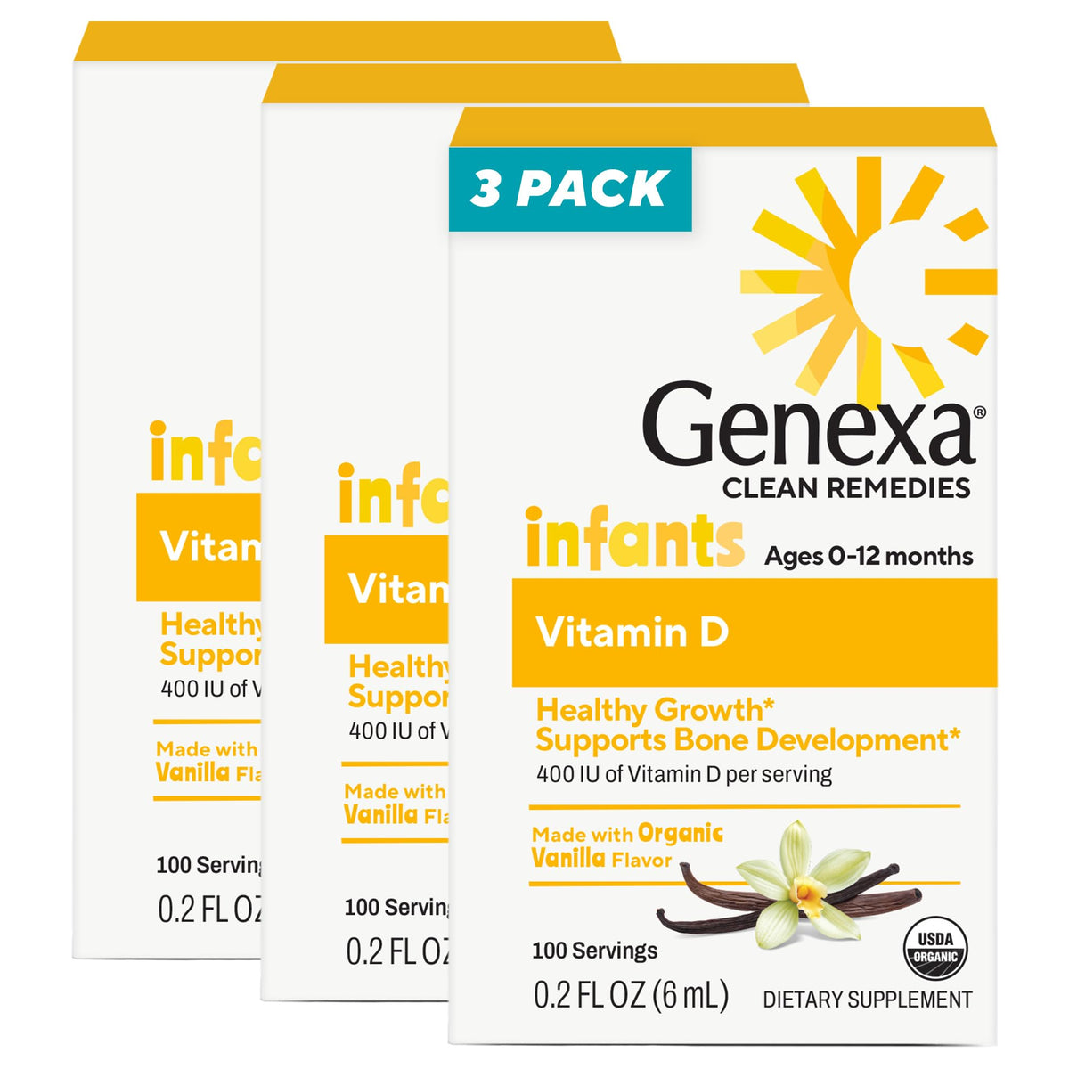 Genexa Vitamin D3 Drops for Infants