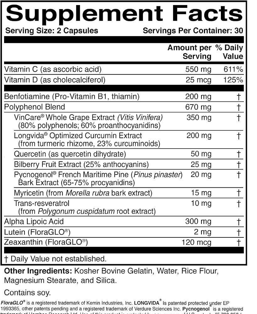 DiaVis Retinal & Nerve Health Supplement - 60 Softgels - image 4