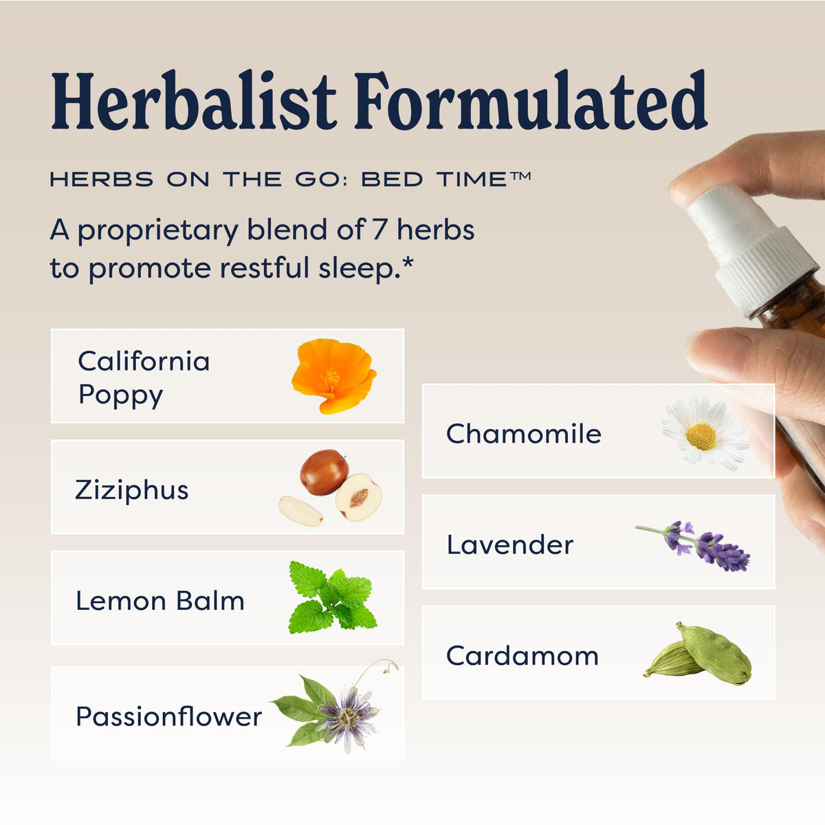 Herb Pharm Bed Time Spray Herbal Sleep Support - 1 Fl Oz - image 5