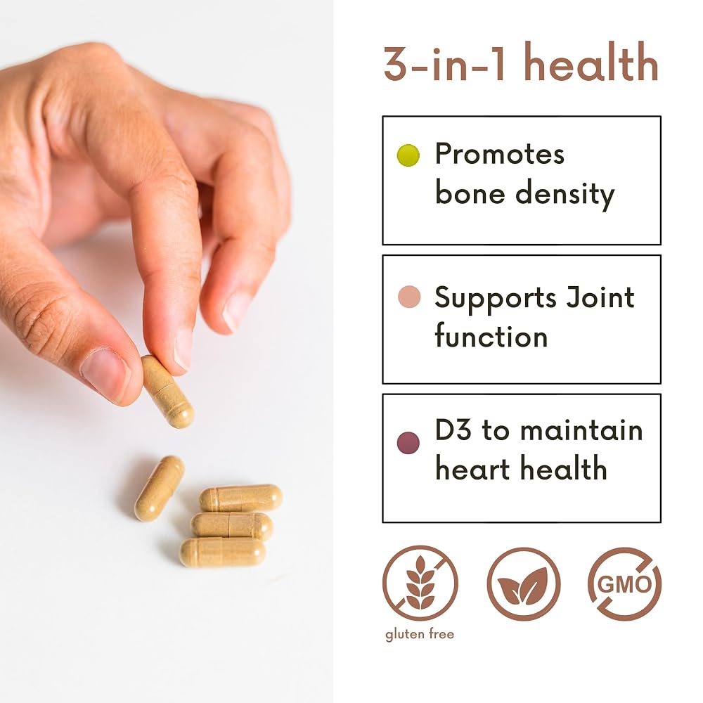 Nano Meda Bone Density Calcium with Magnesium & Vitamin D3 - 60 Capsules - image 2