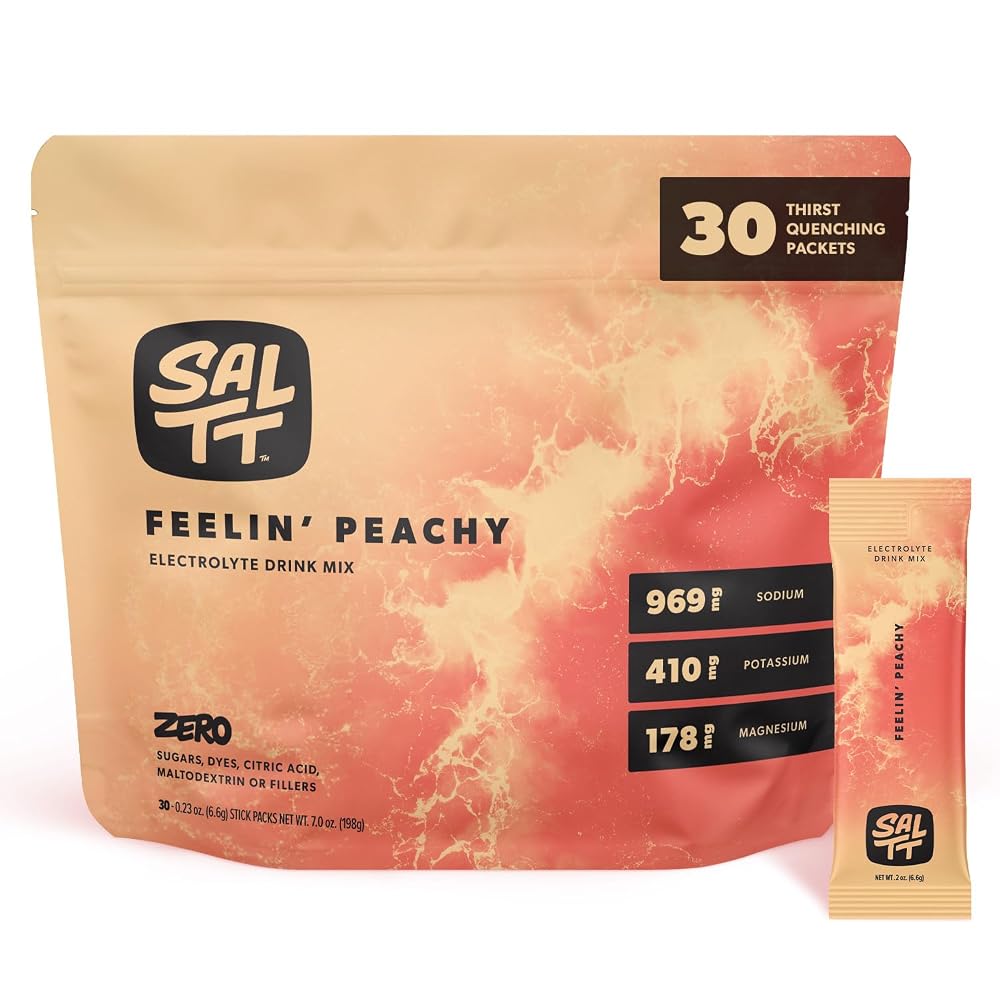 SALTT Electrolyte Packets - Zero Sugar, Easy Dissolve, Key Minerals