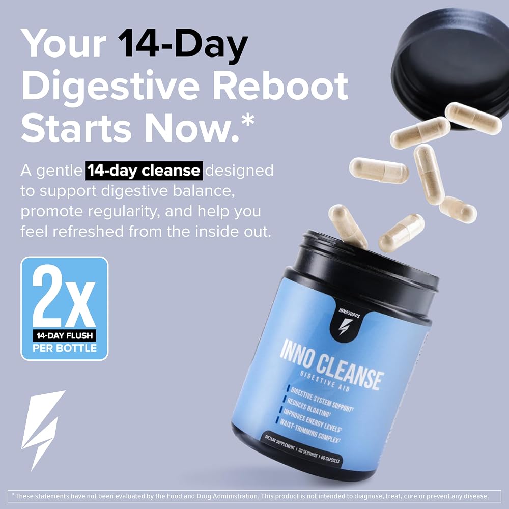 InnoSupps Inno Cleanse 2X 14 Day Colon Cleanse & Detox Flush - image 9