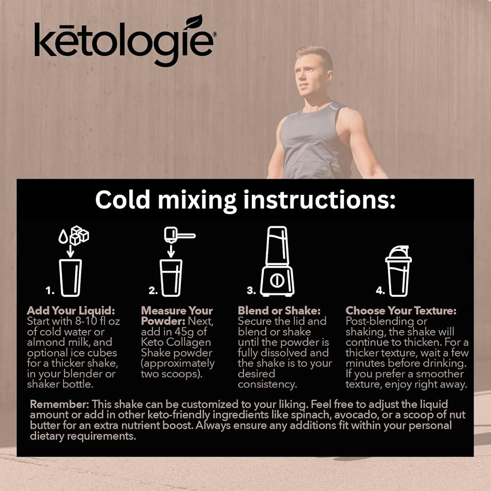 Ketologie Keto Collagen Shake Chocolate - 28.5 oz - image 5