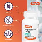 Rugby Magnesium Oxide 400 mg Tablets - 120 Count - image 3