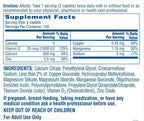 Citra-Cal Plus D3 Calcium Supplement with Zinc, Copper, Magnesium - 280 Tablets - image 2