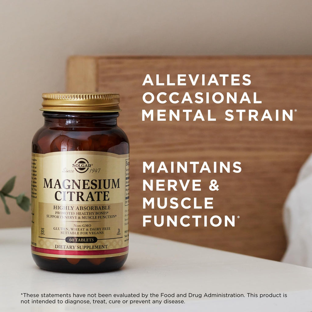 Solgar Magnesium Citrate 420 mg - 60 Tablets - image 5