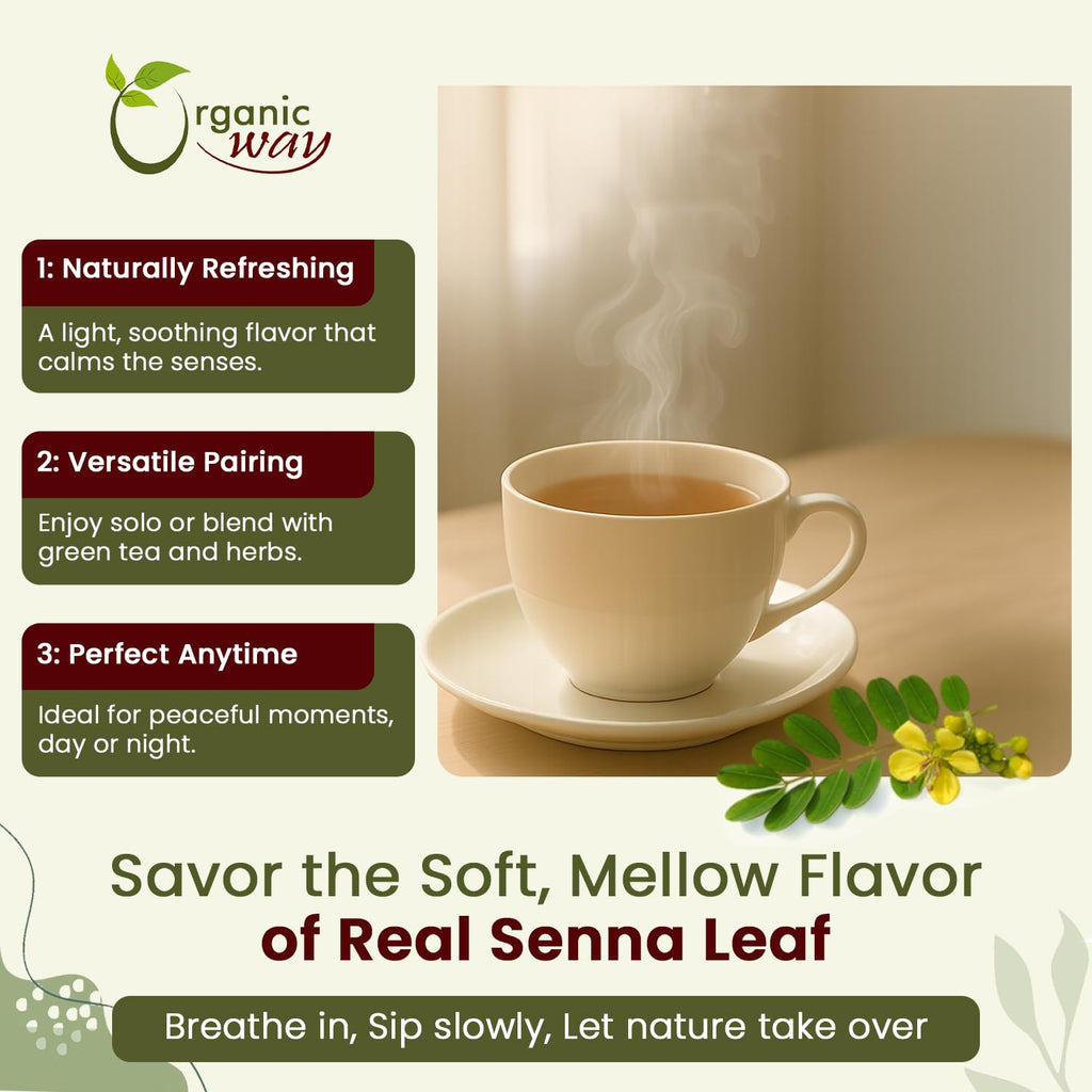Organic Way Premium Grade Senna Leaf Powder - 16 Oz - image 4