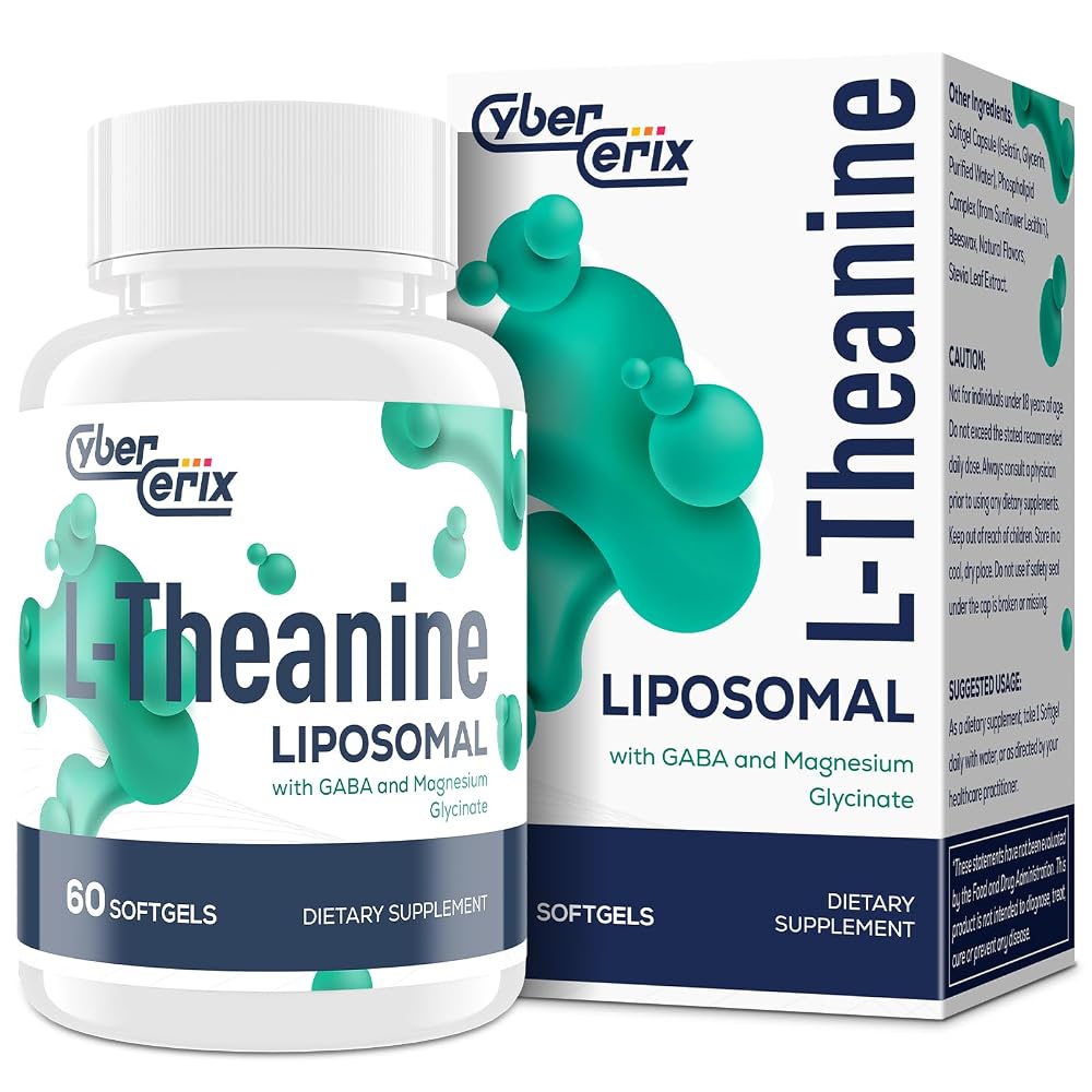 CyberCerix Liposomal L-Theanine 500mg