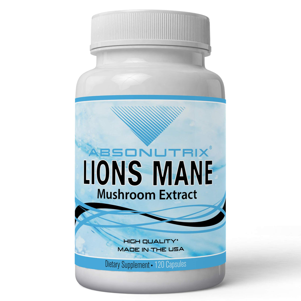 Absonutrix Lion's Mane Mushroom Extract 500 mg - 120 Capsules