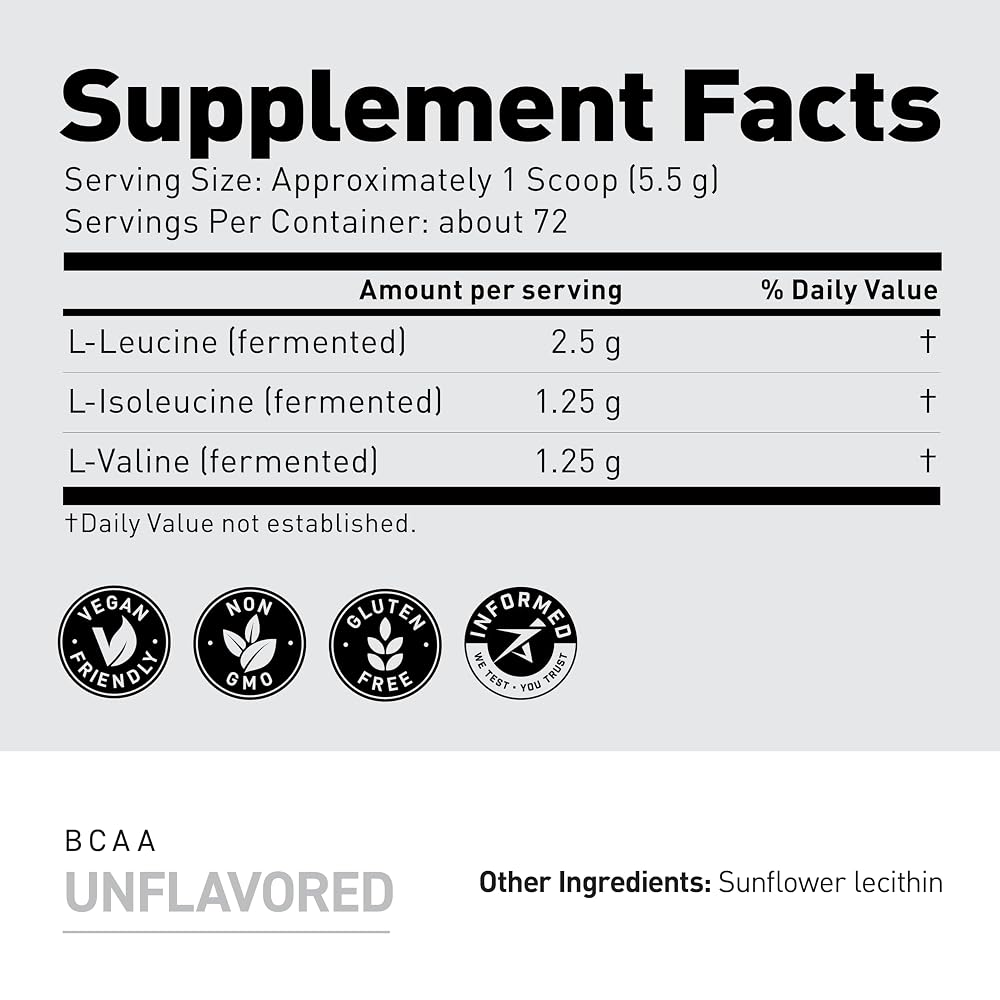 Kaged BCAA Powder Plant-Based Fermented - 72 Servings - image 5