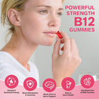 CFILIHTC Vitamin B12 Gummies for Women & Men