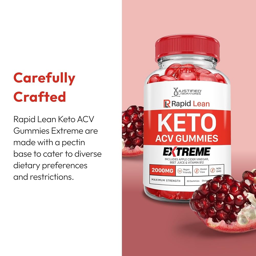 Justified Laboratories Rapid Lean Keto Gummies Extreme 2000MG