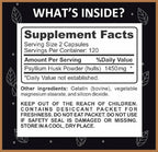 YouFit Nutrition Psyllium Husk Capsules 1450mg - 240 Capsules - image 4
