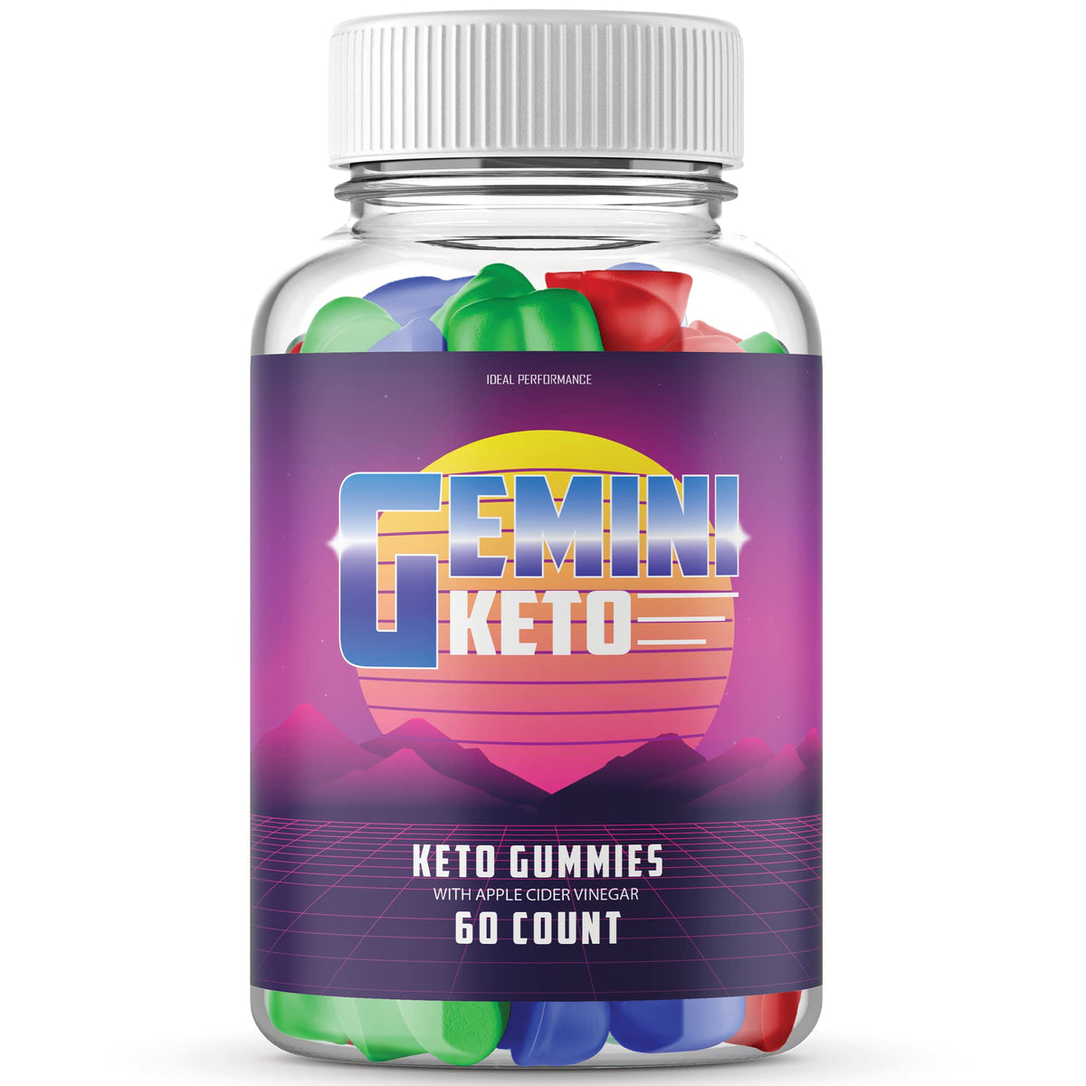 IDEAL PERFORMANCE Gemini Keto Gummies Formula - 60 Gummies