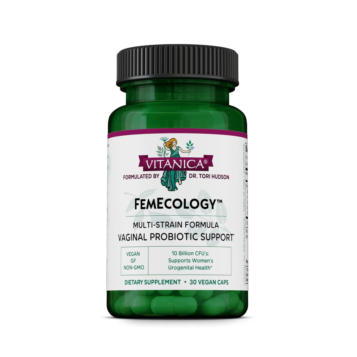 Vitanica FemEcology Vaginal Probiotic Support - 30 Capsules