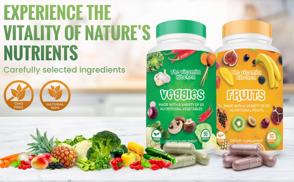 The Vitamin Kitchen Fruit and Veggie Supplements - 180 Capsules - image 4
