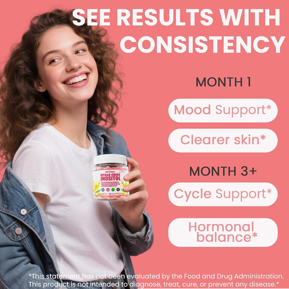 Nextdia Myo-Inositol & D-Chiro Inositol + GLA Gummies