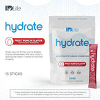 IDLife Hydrate Electrolyte Replacement Powder Fruit Punch - 15 Sticks - image 3