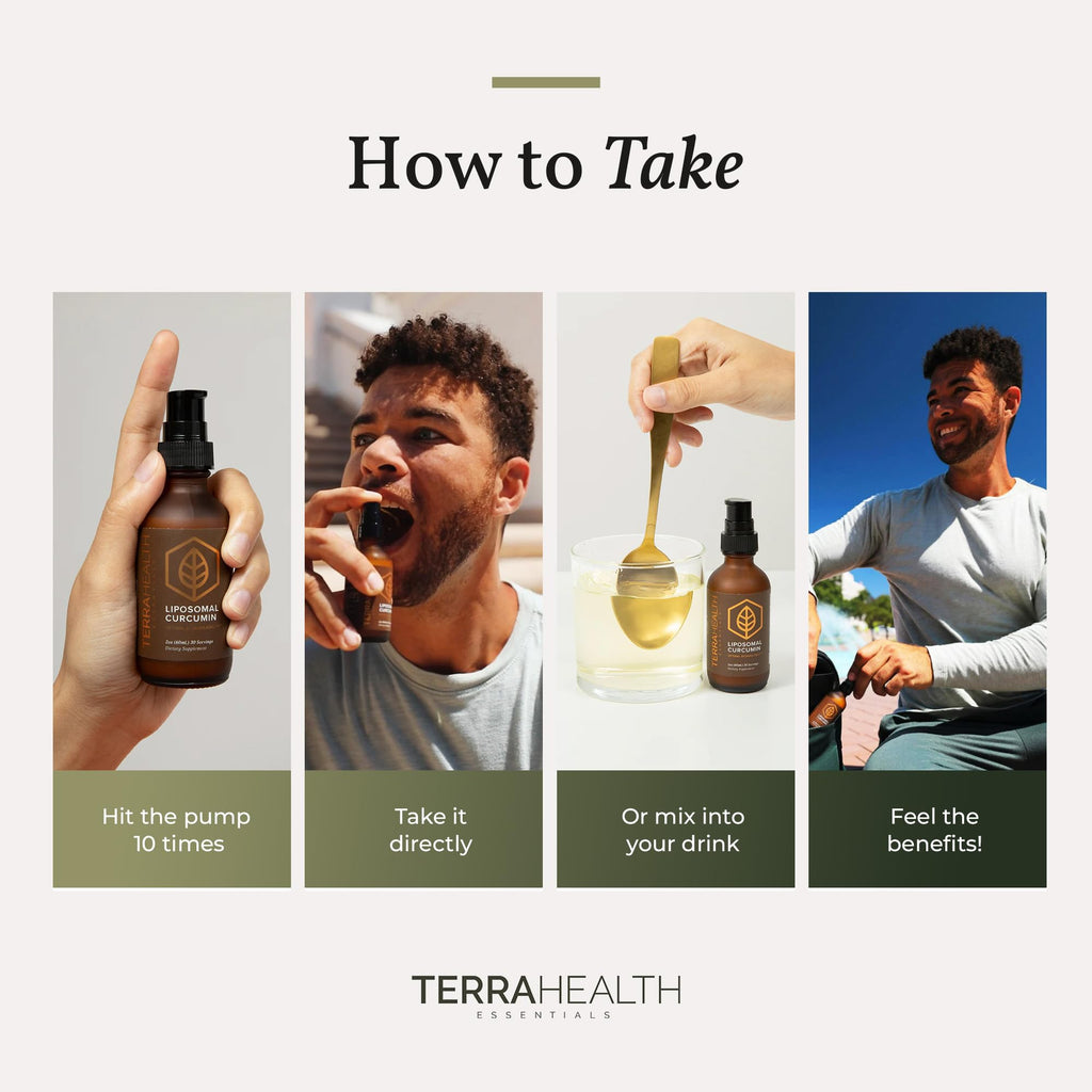 Terra Health Essentials Liposomal Curcumin Liquid for Joint Support - 2 fl oz - image 8