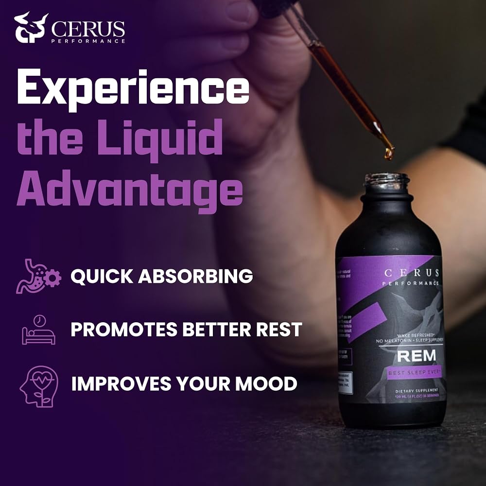 Cerus Performance REM Sleep Aid Drops - 4 oz - image 5