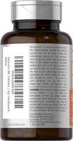 Horbäach Vitamin B6 50mg - 250 Tablets - image 3
