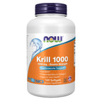 NOW Supplements Krill 1000 mg Omega-3 - 120 Softgels