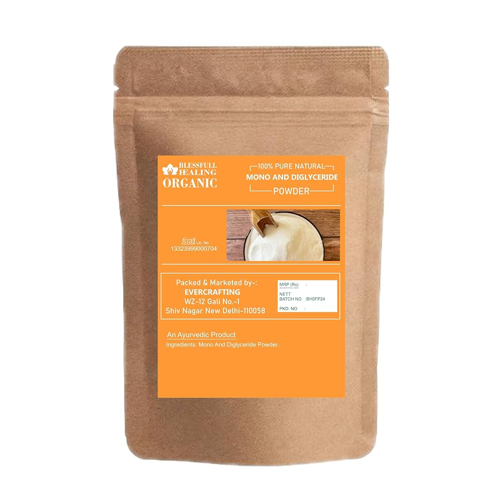 Blessfull Healing Organic Mono and Diglyceride Powder 100% Pure